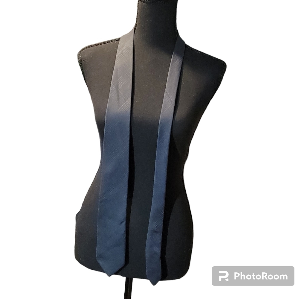 Via Europa gray men's tie 100% silk